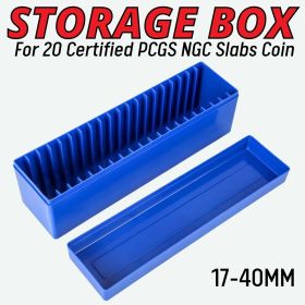 Coin Storage Box Case For 20 Slab Coin Holders Fit For PCGS NGC PCCB PMGab Coins