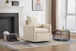 COOLMORE Swivel Barrel Chair, Comfy Round Accent Sofa Chair for Living Room, 360 Degree Swivel Barrel Club Chair, Leisure Arm Chair for Nursery, Hotel