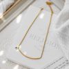 New tide summer ladies 18K gold anklet net red smile zirconia ins anklet female simple not lose color wholesale