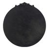 30" x 32" Classic Design Mirror with Round Shape and Baroque Inspired Frame for Bathroom, Entryway Console Lean Against Wall