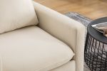 COOLMORE Swivel Barrel Chair, Comfy Round Accent Sofa Chair for Living Room, 360 Degree Swivel Barrel Club Chair, Leisure Arm Chair for Nursery, Hotel