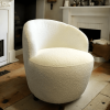 Swivel Accent Armchair Barrel chair