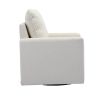 COOLMORE Swivel Barrel Chair, Comfy Round Accent Sofa Chair for Living Room, 360 Degree Swivel Barrel Club Chair, Leisure Arm Chair for Nursery, Hotel