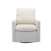 COOLMORE Swivel Barrel Chair, Comfy Round Accent Sofa Chair for Living Room, 360 Degree Swivel Barrel Club Chair, Leisure Arm Chair for Nursery, Hotel