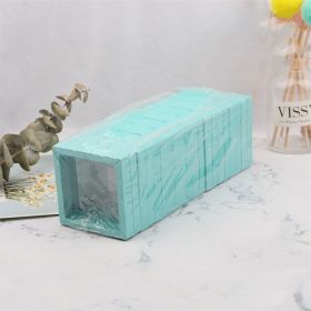 Dressing Table PE Film Suspension Holder Transparent Hand String Jewelry Display Rack Packaging Storage Box (Option: Green 10pcs-7x7)