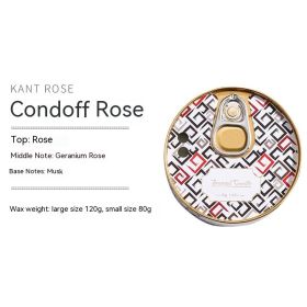 Decorative Ornaments Smokeless Handmade Fragrance Candle (Option: Kang Dove Rose 100ml)