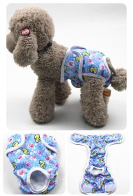 Pet Diapers Mother Dog Physiological Pants (Option: Yellow duck-L)