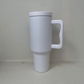 Car Fashion Simple Handle Ice Cream Cup (Option: Four Generations White-40oz)