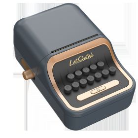 Portable Small Smart Bluetooth Printer (Option: Black 1 Roll 40 X30 Label)