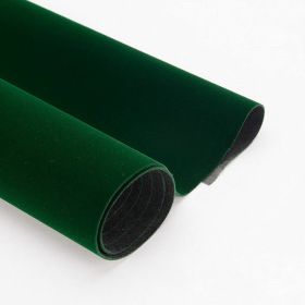 Flocked Fabric With Adhesive Backing Self-adhesive Jewelry Gift Box (Option: Green-20x148cm)