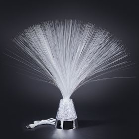 Fiber Optic Lamp Cross-border E-commerce Luminous Fiber (Option: Broken drill seat USB battery)