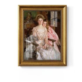 Light Luxury Decoration Painting European American Classical Oil Painting (Option: S Style-32 40cm Gold Frame Glass)