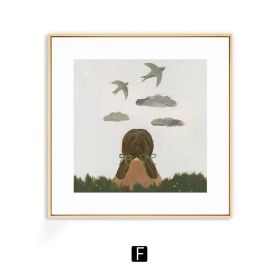 Warm Nordic Art Wall Decoration Painting (Option: F Style-40 âˆšÃ³ 40cm)