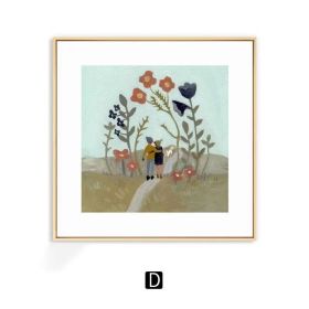 Warm Nordic Art Wall Decoration Painting (Option: D Style-60 âˆšÃ³ 60cm)